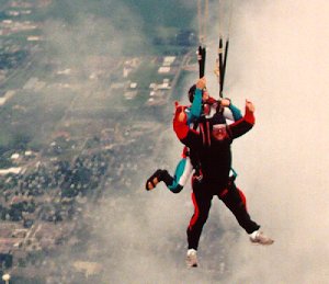 [Chute slider hasn't fully come down.]